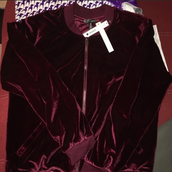 Velvet Bomber Jacket - Picture 3 of 4